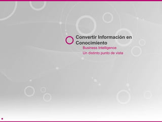Convertir Información en Conocimiento