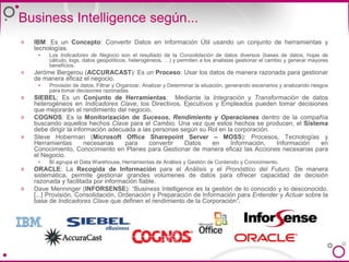 Convertir Información en Conocimiento