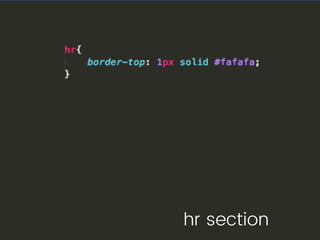 hr section
 