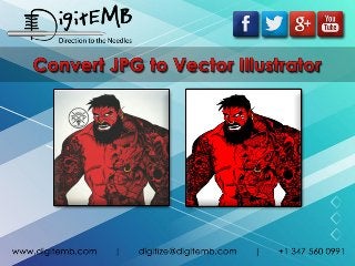 Convert jpg to vector illustrator