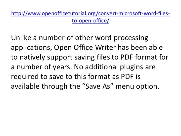 Can word open openoffice documents jumpsno