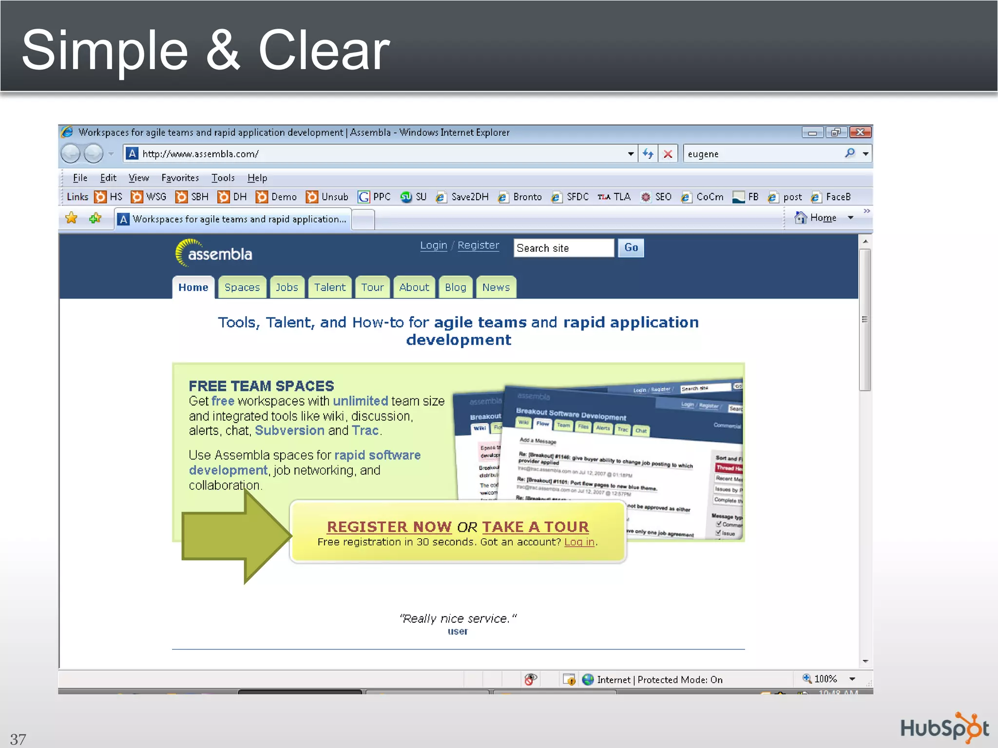 Simple & Clear




37
 