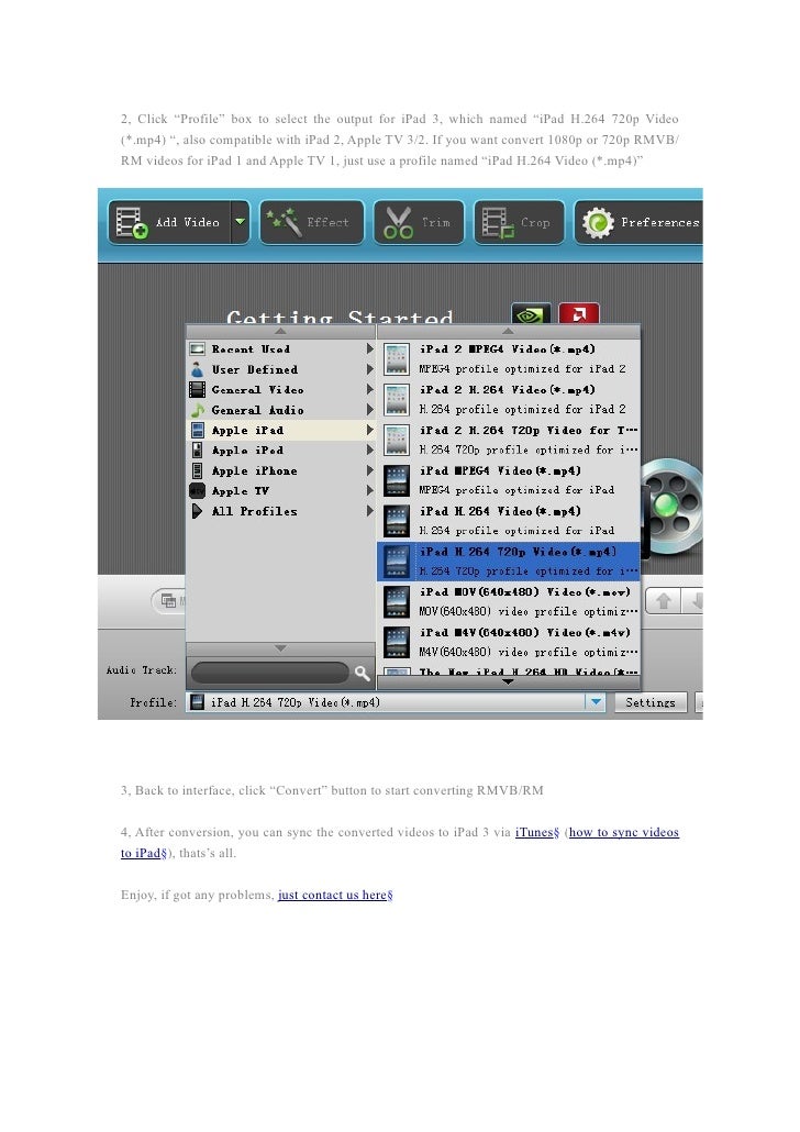 Best Way Convert Rmvb Rm Videos For Ipad 3