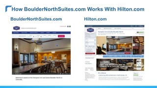 Hilton.comBoulderNorthSuites.com
How BoulderNorthSuites.com Works With Hilton.com
 