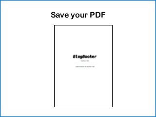 Save your PDF
 