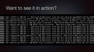 Want to see it in action?
> docker service logs cascadia_nginx -f
 