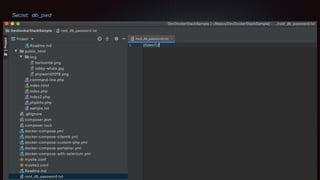 Secret: db_pwd
 