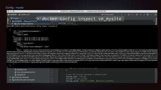 Secret: db_pwd
> docker secret inspect zcoe_db_pwd
 