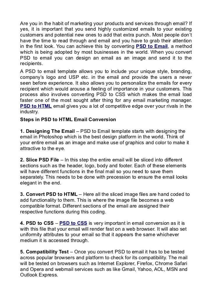 Convert Your PSDs into Accessible HTML Email Templates