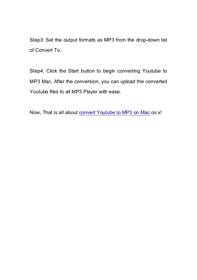Easy Way to Convert Youtube to MP3