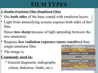 Film In Radiography Explanations for conventional radiography specifically screen film ...