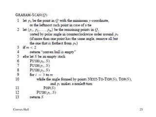 Convex Hull Construction Using Graham Scan Algorithm | PPT