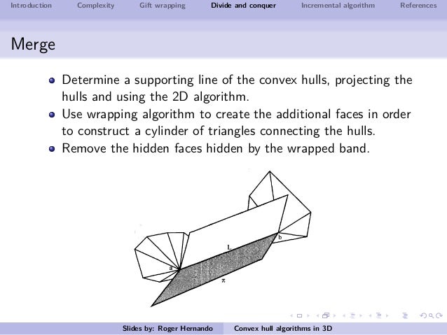 Convex hull in 3D