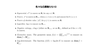 色々な凸関数たち1/2
 