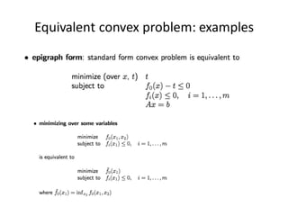 Convex optimization methods | PDF | Physics | Science