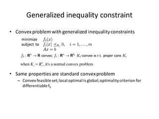 Convex optimization methods | PDF