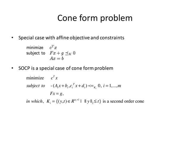 Convex optimization methods | PDF | Physics | Science
