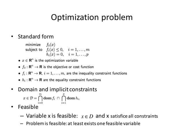 Convex optimization methods | PDF | Physics | Science