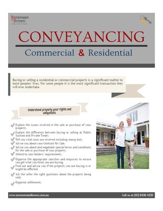 Conveyancing Commercial and Residential