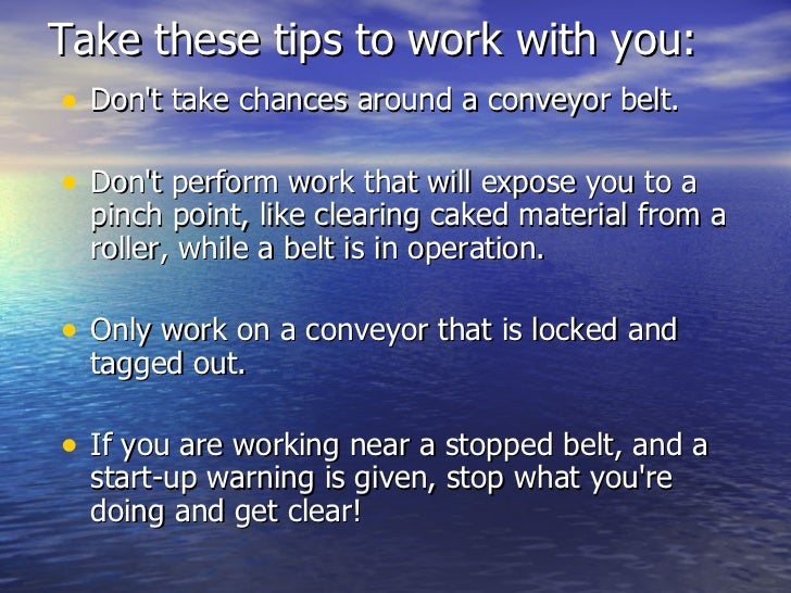Conveyor Safety