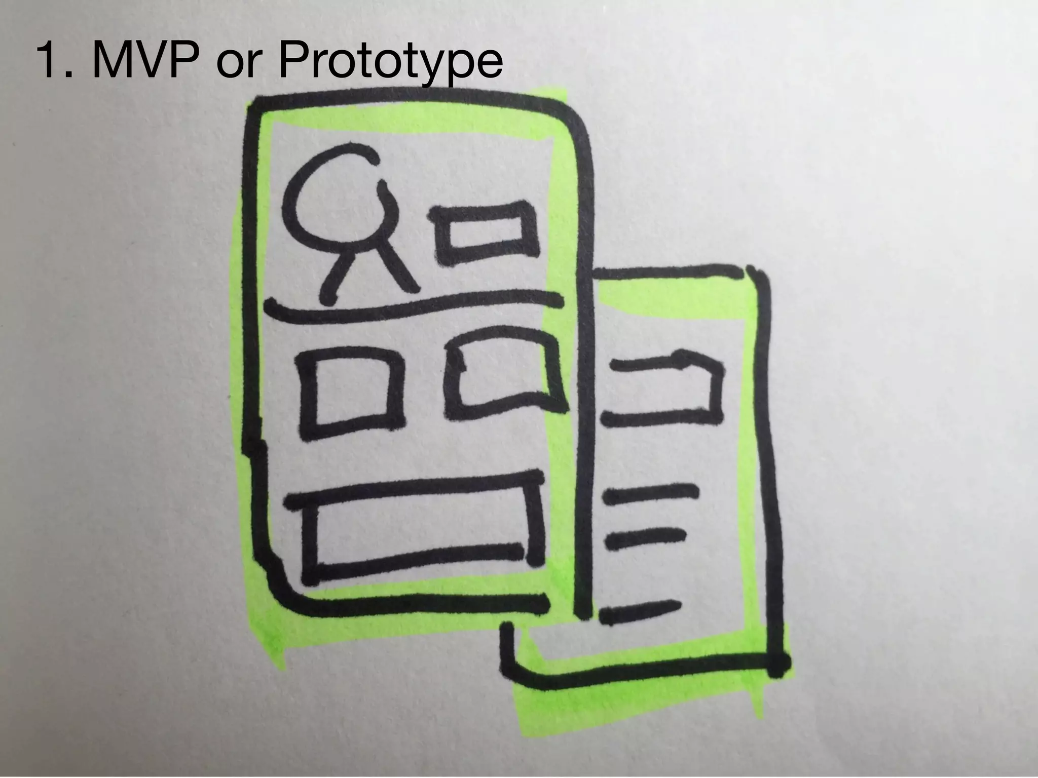 userneeds! @anous
1. MVP or Prototype
 