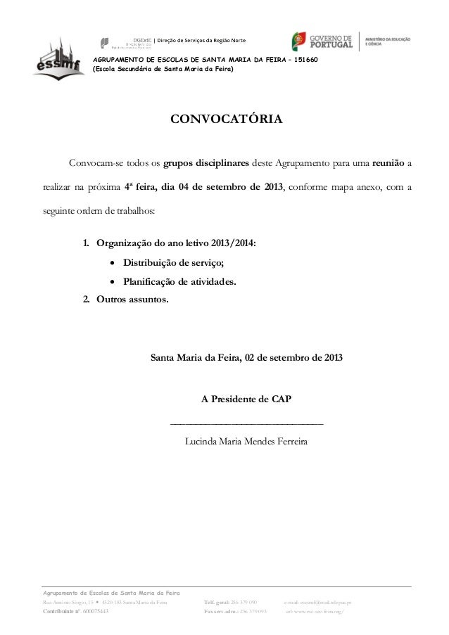 Conv Grupos Disciplinares 4 Setembro 2013