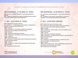 Memória do III Congresso Virtual de Aleitamento - #conviam3 