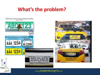 www.josephdeungria.com
What’s the problem?
 