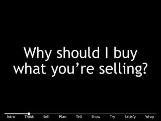 Why should I buy what you’re selling? Do I need it? Do I want it? Do I know I need/want it? Steve Jobs knows how to push the “I GOTTA have that” button.
 