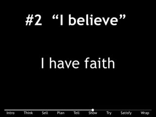 3 Stages of ACCEPTING PROOF – #2 – So far what you’ve always told me checks out.
 