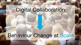 Digital Collaboration
Behaviour Change at Scale
 