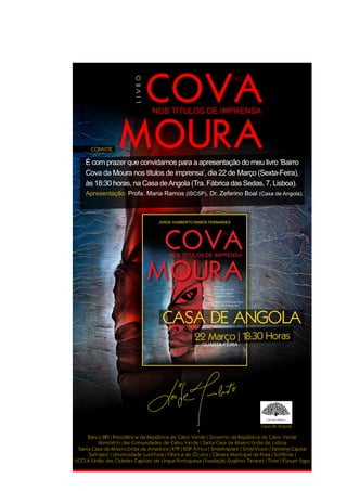 Casa de Angola | Apresentação livro Cova da Moura nos títulos de imprensa