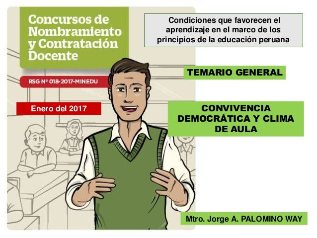 Convivencia democrática y clima en el aula