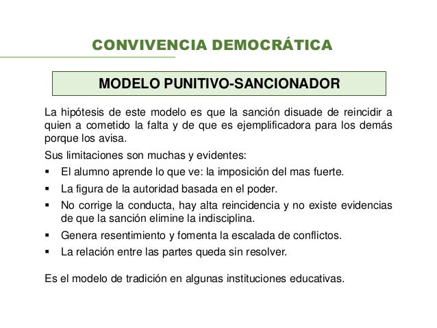 Convivencia democrática y clima en el aula