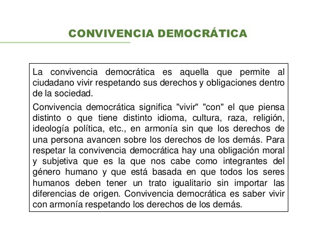 Convivencia democrática y clima en el aula