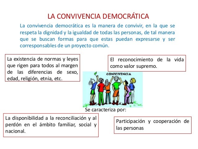 Convivencia democrática y cultura de paz