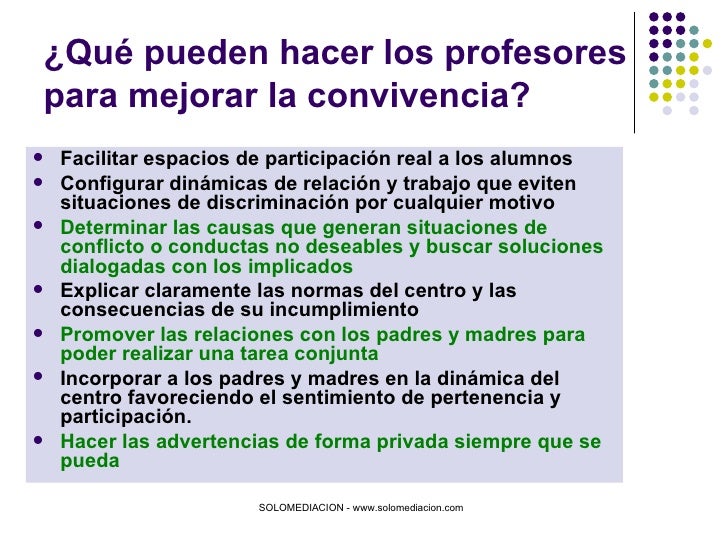 Convivencia escolar