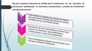 Convivencia escolar y desarrollo de cultura de la paz | PPTX