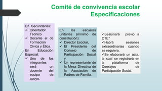Convivencia escolar y desarrollo de cultura de la paz | PPTX