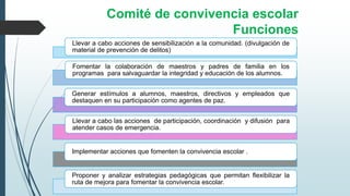 Convivencia escolar y desarrollo de cultura de la paz | PPTX