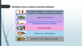 Convivencia escolar y desarrollo de cultura de la paz | PPTX