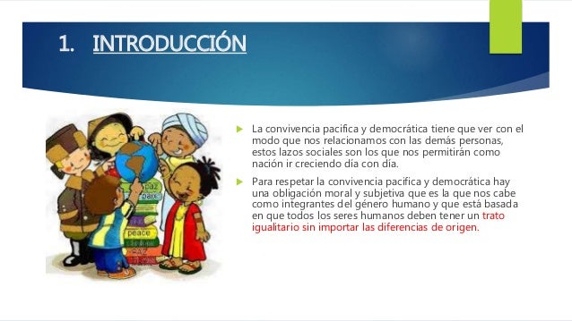 Convivencia pacifica