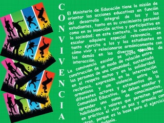 C
O
N
V
I
V
E
N
C
I
A
 