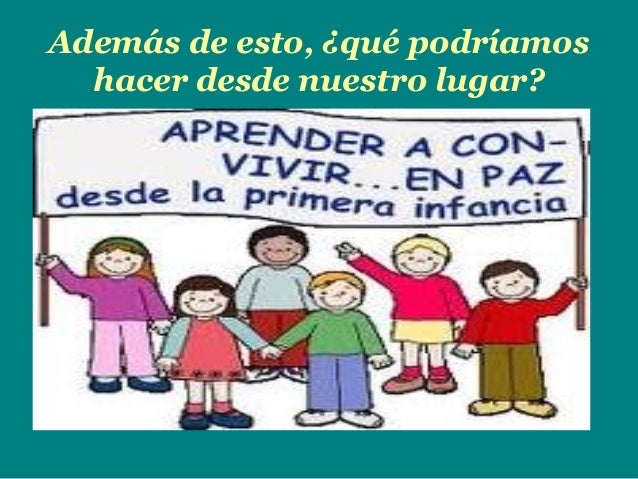 Convivir sin violencia