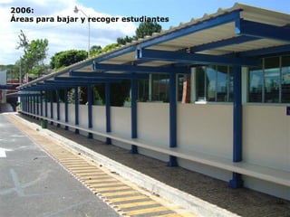 2006: Áreas para bajar y recoger estudiantes 