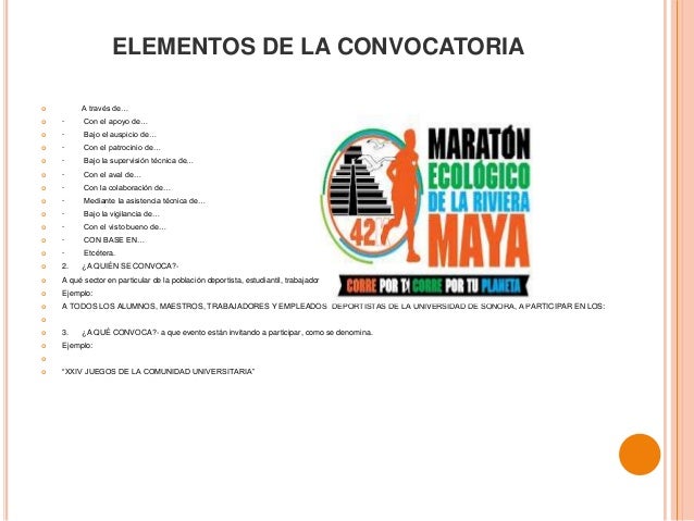 Convocatoria