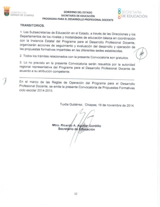 Convocatoria