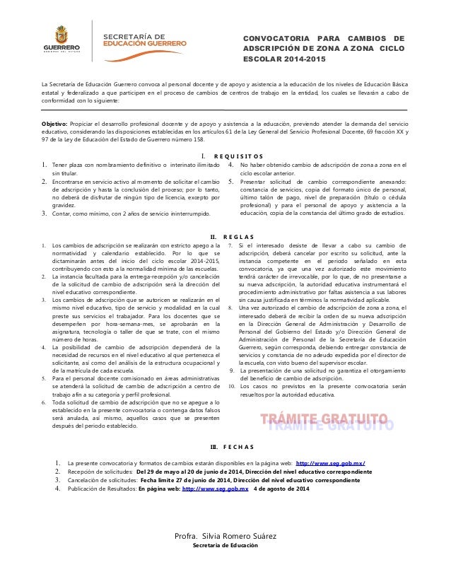 Convocatoria paracambiosdeadscripciondezonaazona