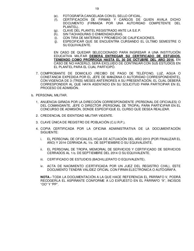 Convocatoria bachillerato