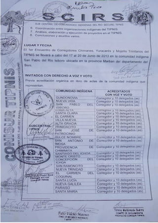 Convocatoria conisur scirs